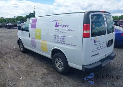 2007 Chevrolet Express Work Van из США, поврежденный, VIN 1GCFG15X271238826